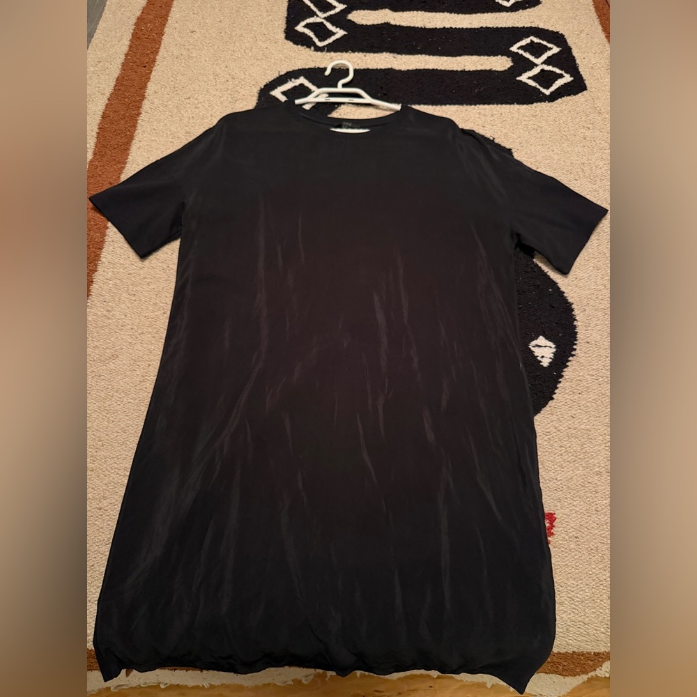 COS Black Silk tunic